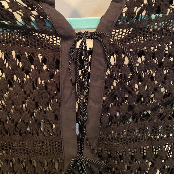 Lace Black Top - Picture 4 of 4